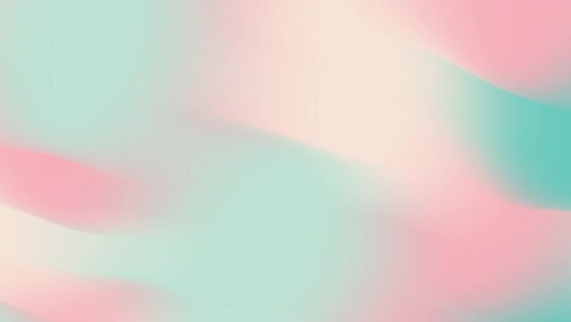 Abstract wave blur pastel color seamless loop motion graphic design