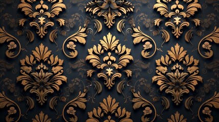 Victorian Patterns with Modern Typography: Create a background that combines elegant Victorian wallpaper patterns with bold, modern typography, blending historical and contemporary design elements. 