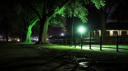 Obraz premium trees at night