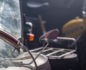 Retro and vintage old-timer motorbike