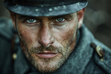 German WWI Soldier  Portrait