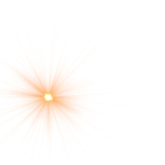 gold sunburst transparent png ,Lens flare light on png  or Lens flare glow light effect on black background.Easy to add overlay or screen filter over photos	
