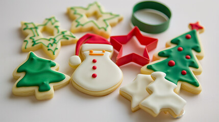 Christmas-themed cookie cutters