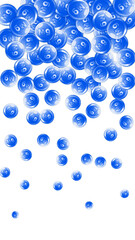 Magnesium round capsules scattered randomly.