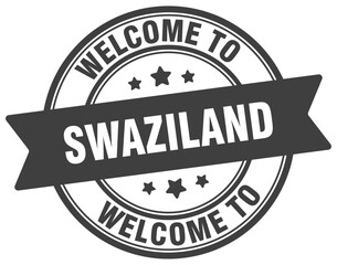 Welcome to Swaziland stamp. Swaziland round sign