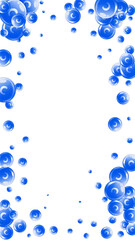 Vitamin C round capsules scattered randomly.