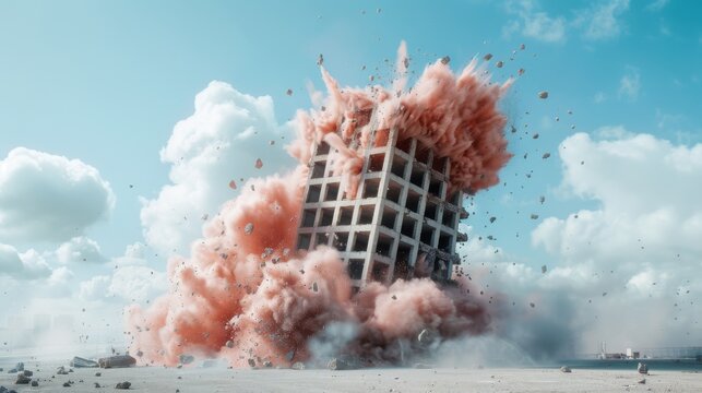 Precision Demolition - Controlled Implosion of Building Demonstrates Engineering Expertise and Precision Planning