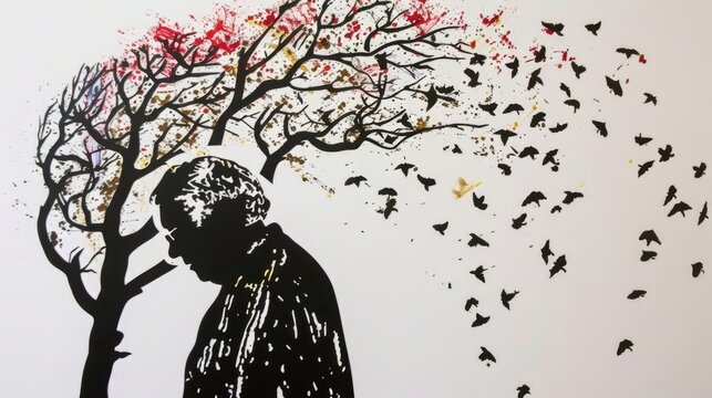 Lewy body dementia LBD. A brain disorder that can lead to problems with thinking, movement, behavior, and mood. Visual hallucinations, or seeing things that are not there