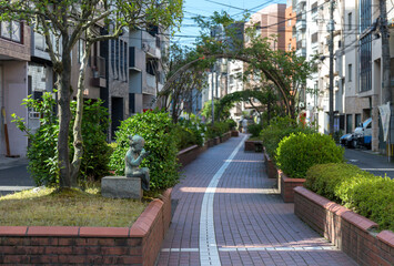 天文館公園近くの清滝川通り（鹿児島県鹿児島市松原町１）
