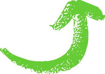 Handmade doodle arrow