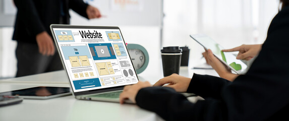 Website design software provide snugly template for online retail business and e-commerce