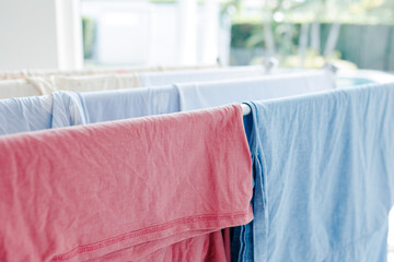 Washing clothes at home