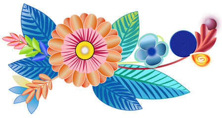 Obraz premium 꽃 장식