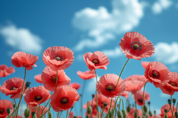 Obraz premium Rote Mohnblumen