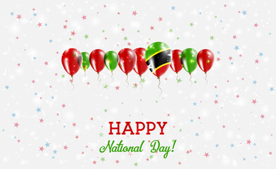 Saint Kitts And Nevis Independence Day Sparkling