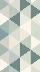 Fototapeta premium Minimalist Illusion Geometric Pattern Wallpaper in Soft Colors for Contemporary Decor and Design Elements