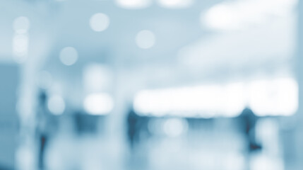 Soft light blurred background. Abstract light bokeh at interior background