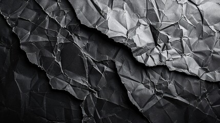 Close-up black white paper photo