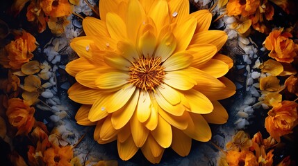 Obraz premium yellow flower