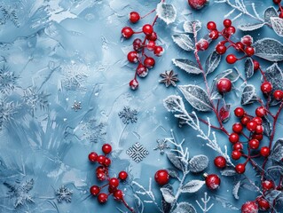 A cluster of bright red berries fill the frame in this macro shot