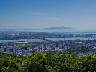 Obraz premium 【徳島県】眉山展望台からの風景