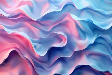 Obraz premium Blurry blue and pink wave background
