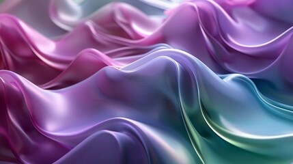 Obraz premium Fabric in close-up with long wave