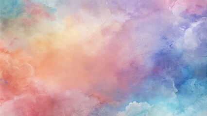 Fototapeta premium Background with blurred pastel colors. Pastel gradient. Watercolor blur: soft blurred background in watercolor style. Abstract pastel colors.
