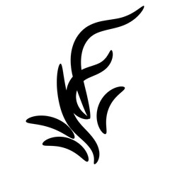 Classic calligraphy swirls, swashes, floral motifs