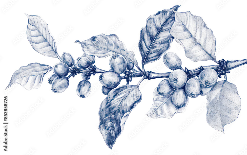 Poster png antique of coffee bean sketch drawing plant.