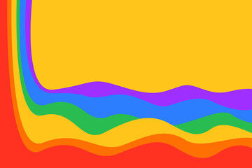 colorful rainbow background. pride month concept