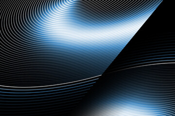 abstract background Waves and reflections