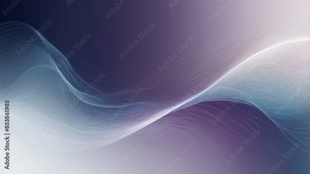 Aufkleber Design an abstract background with overlapping wireless signal waves
