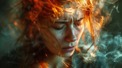 A person who feels restless and restless. Linked to low serotonin levels