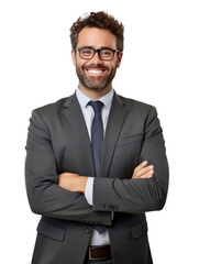 Success business manager consultant agency broker adviser transparent background