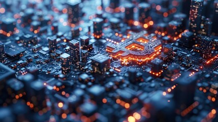 Innovative and fast Bitcoin transaction process is visible in the network rendering.