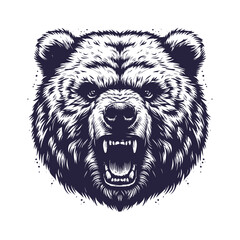 bear vector, bear silhouette