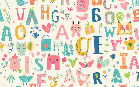 Alphabet Pattern Background Images – Browse 337,993 Stock Photos ...
