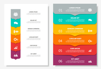 Infographic design template with place for your data. Vector illustration.