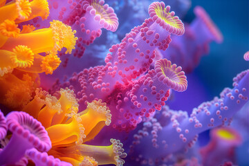 Fototapeta premium The extraordinary beauty of the underwater ecosystem