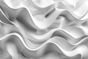 Obraz premium White wavy background with black and white photo