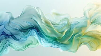 A light green and white background with soft lines, light colors, and an abstract design that suggests elegance and modernity