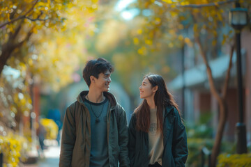 Fototapeta premium Paar asiatisch