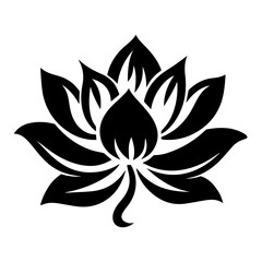 lotus flower silhouette