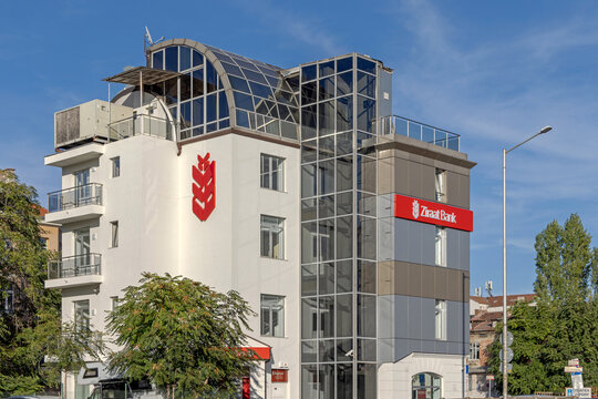 Turkish Bank Ziraat Office Building in Sofia Bulgaria