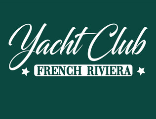 Yacht Sailing Club Nautical Varsity College collegiate teams sail health Luxe USA Trending Anchor Whreaf Graphic Tee t-shirt logo slogan graphic artwork typography tote badge emblem crest 