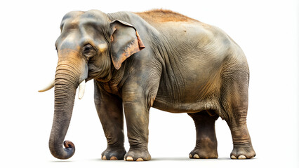 Obraz premium Elephant on white background