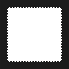 Perforated Edge Square Shape Border Frame