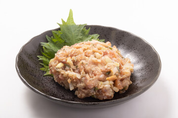 カツオのなめろう