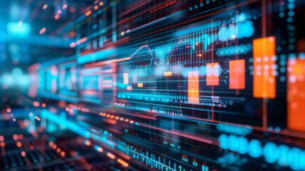 A technology report visualizing data transfer speeds with bar graphs and bandwidth measurements